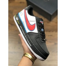 NIKE AIR FORCE 1 LOW 07 QS BLACK RACER BLUE WHITE AH8462-004