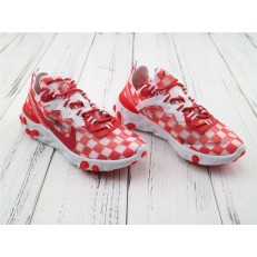 UNDERCOVER x NIKE REACT ELEMENT 87 RED WHITE SQUARES AQ1813-338