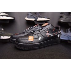 NIKE AIR FORCE 1 LOW JUST DO IT BLACK AR7719-001