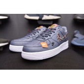 NIKE AIR FORCE 1 LOW JUST DO IT PURPLE BLUE AR7719-103