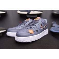 NIKE AIR FORCE 1 LOW JUST DO IT PURPLE BLUE AR7719-103