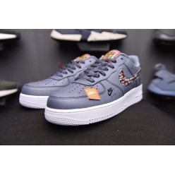 NIKE AIR FORCE 1 LOW JUST DO IT PURPLE BLUE AR7719-103