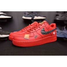 NIKE AIR FORCE 1 LOW JUST DO IT RED AR7719-006