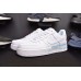NIKE AIR FORCE 1 LOW WHITE BLUE RED 596728-109