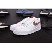 NIKE AIR FORCE 1 LOW WHITE GOLD 061413-720