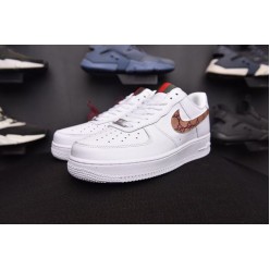 NIKE AIR FORCE 1 LOW WHITE GOLD 061413-720