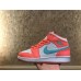 AIR JORDAN 1 MID GS CRIMSON PULSE PINK AQUA 555112-814