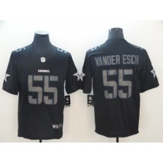 Dallas Cowboys #55 Leighton Vander Esch Black Impact Rush Limited Nike NFL Men Jersey
