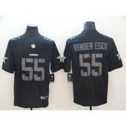 Dallas Cowboys #55 Leighton Vander Esch Black Impact Rush Limited Nike NFL Men Jersey