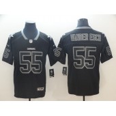 Dallas Cowboys #55 Leighton Vander Esch Black Shadow Legend Limited Nike NFL Men Jersey
