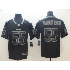 Dallas Cowboys #55 Leighton Vander Esch Black Shadow Legend Limited Nike NFL Men Jersey