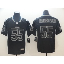 Dallas Cowboys #55 Leighton Vander Esch Black Shadow Legend Limited Nike NFL Men Jersey