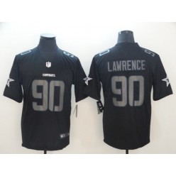 Dallas Cowboys #90 DeMarcus Lawrence Black Impact Rush Limited Nike NFL Men Jersey