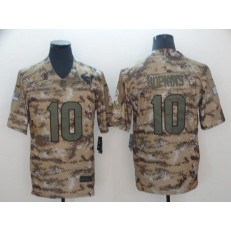 Houston Texans #10 DeAndre Hopkins Camo Salute To Service Limited Nike NFL Men Jersey