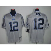Indianapolis Colts #12 Andrew Luck Gray Lights Out Limited Nike NFL Men Jersey