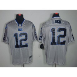 Indianapolis Colts #12 Andrew Luck Gray Lights Out Limited Nike NFL Men Jersey