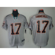 Miami Dolphins #17 Ryan Tannehill Gray Lights Out Limited Nike NFL Men Jersey
