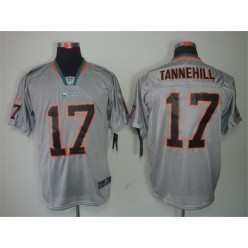 Miami Dolphins #17 Ryan Tannehill Gray Lights Out Limited Nike NFL Men Jersey