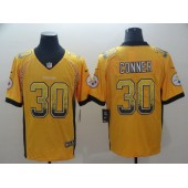 Pittsburgh Steelers #30 James Conner Gold Drift Fashion Limited Nike NFL Men Jersey