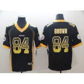 Pittsburgh Steelers #84 Antonio Brown Black Drift Fashion Limited Nike NFL Men Jersey