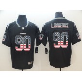 Pittsburgh Steelers #90 DeMarcus Lawrence Black USA Flag Fashion Limited Nike NFL Men Jersey