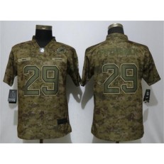 Women Nike Miami Dolphins #29 Minkah Fitzpatrick Camo Salute To Service Limited Jersey