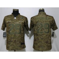 Women Nike Miami Dolphins #29 Minkah Fitzpatrick Camo Salute To Service Limited Jersey