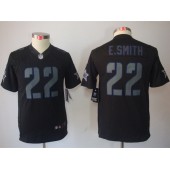 Youth Nike Dallas Cowboys #22 Emmitt Smith Black Impact Limited Jersey