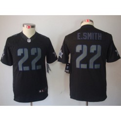 Youth Nike Dallas Cowboys #22 Emmitt Smith Black Impact Limited Jersey