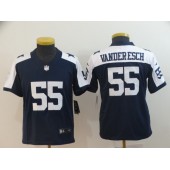 Youth Nike Dallas Cowboys #55 Leighton Vander Esch Navy Alternate Vapor Untouchable Limited Jersey