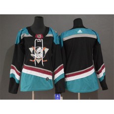 Anaheim Ducks Blank Black Women Alternate Breakaway Adidas Jersey