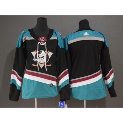 Anaheim Ducks Blank Black Women Alternate Breakaway Adidas Jersey