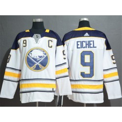 Buffalo Sabres #9 Jack Eichel White Adidas NHL Men Jersey