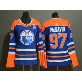 Edmonton Oilers #97 Connor McDavid Royal Youth Adidas Jersey