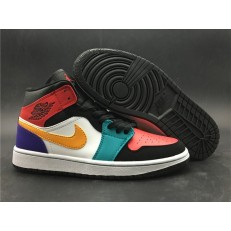 AIR JORDAN 1 MID MULTI COLOR 554724-125