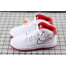 NIKE AIR FORCE 1 MID 07 WHITE RED AQ8650-105