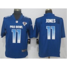 Atlanta Falcons #11 Julio Jones Royal Nike NFC 2019 Pro Bowl Limited Jersey