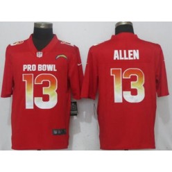 Los Angeles Chargers #13 Keenan Allen Red Nike AFC 2019 Pro Bowl Limited Jersey