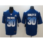 Los Angeles Rams #30 Todd Gurley II Royal Nike NFC 2019 Pro Bowl Game Jersey