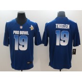 Minnesota Vikings #19 Adam Thielen Royal Nike NFC 2019 Pro Bowl Game Jersey
