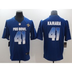 New Orleans Saints #41 Alvin Kamara Royal Nike NFC 2019 Pro Bowl Game Jersey
