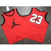 Air Jordan #23 Red Mesh Basketball Jersey