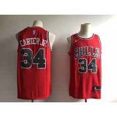 Chicago Bulls #34 Wendell Carter Jr. Red Nike Swingman Jersey