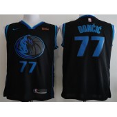 Dallas Mavericks #77 Luka Doncic Black 2018-19 City Edition Nike Swingman Jersey
