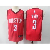 Houston Rockets #3 Chris Paul Red 2018-19 Earned Edition Nike Swingman Jersey