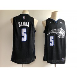Orlando Magic #5 Mohamed Bamba Black 2018-19 City Edition Nike Swingman Jersey
