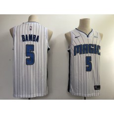 Orlando Magic #5 Mohamed Bamba White Nike Swingman Jersey