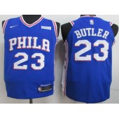 Philadelphia 76ers #23 Jimmy Butler Blue Nike Authentic Jersey