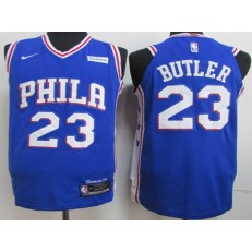 Philadelphia 76ers #23 Jimmy Butler Blue Nike Authentic Jersey