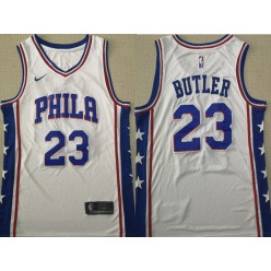 Philadelphia 76ers #23 Jimmy Butler White Nike Swingman Jersey